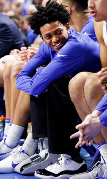 No. 2 Kansas faces No. 4 Kentucky in marquee game this week
